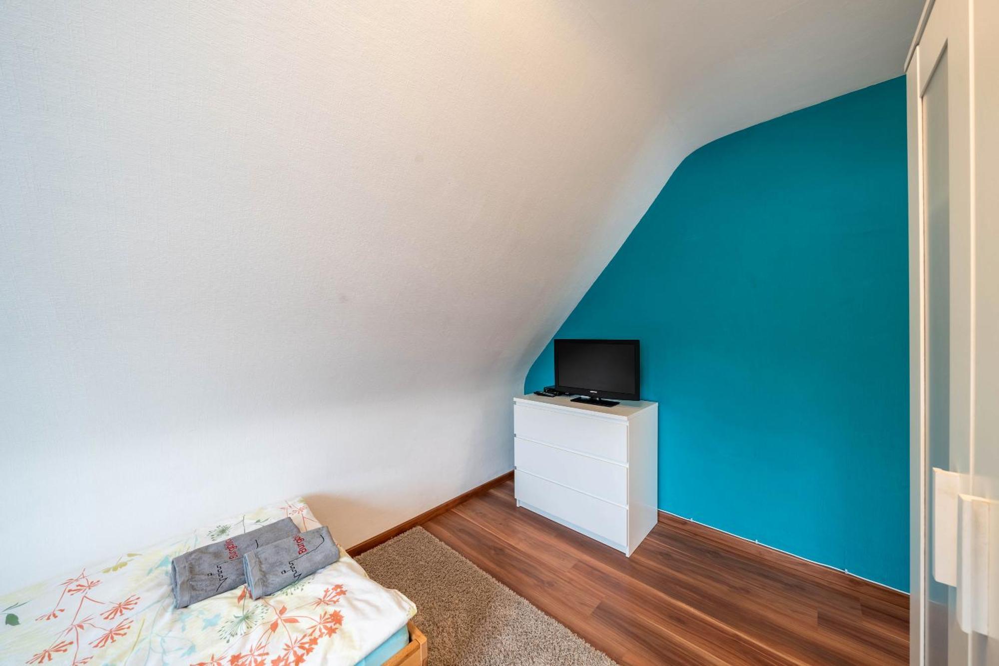 Ferienwohnung Burgblick ハウザッハ エクステリア 写真