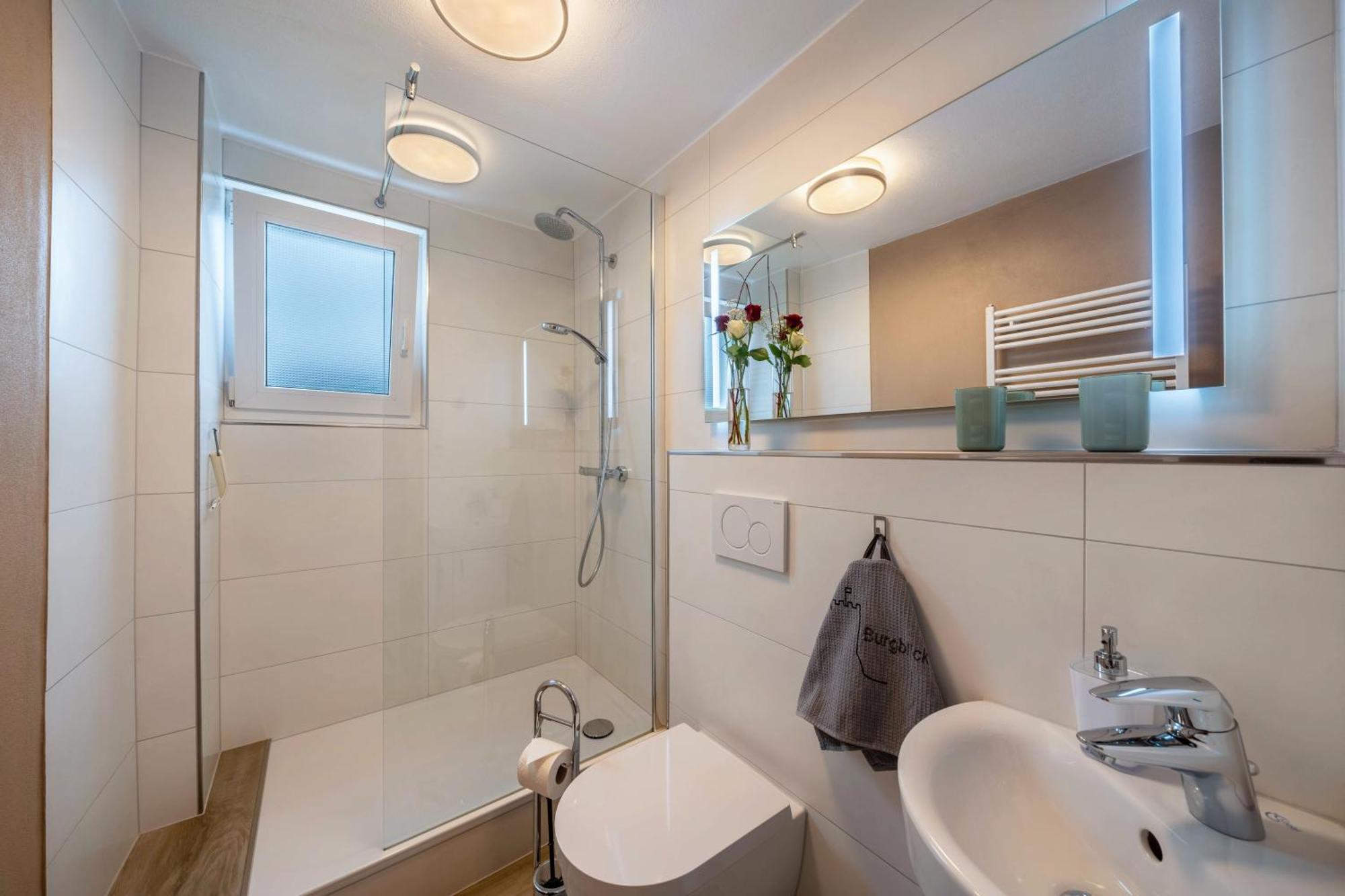 Ferienwohnung Burgblick ハウザッハ エクステリア 写真
