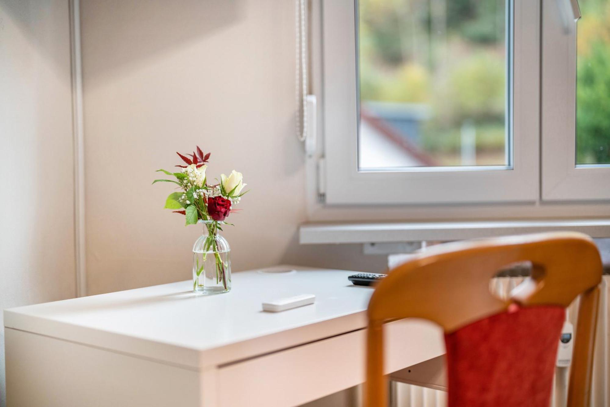 Ferienwohnung Burgblick ハウザッハ エクステリア 写真