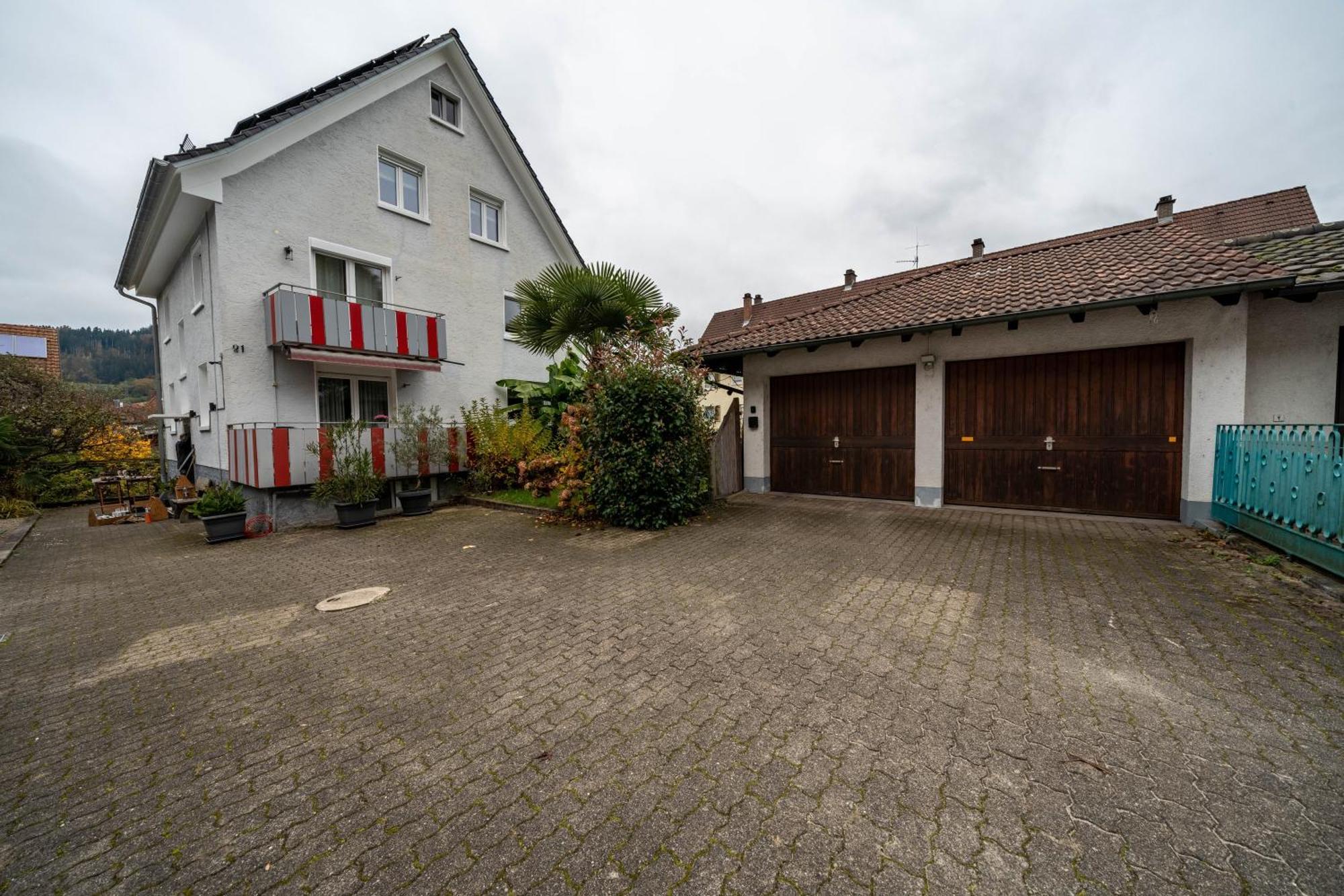 Ferienwohnung Burgblick ハウザッハ エクステリア 写真