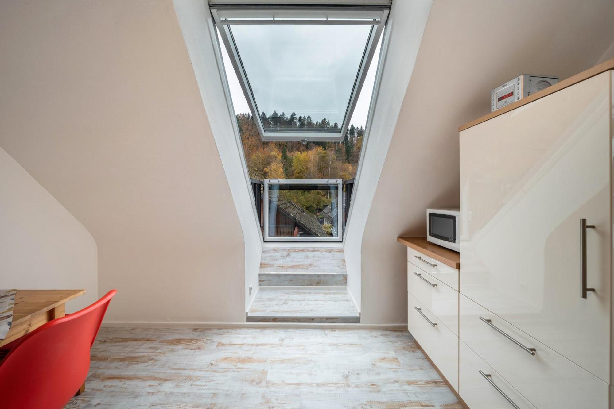 Ferienwohnung Burgblick ハウザッハ エクステリア 写真