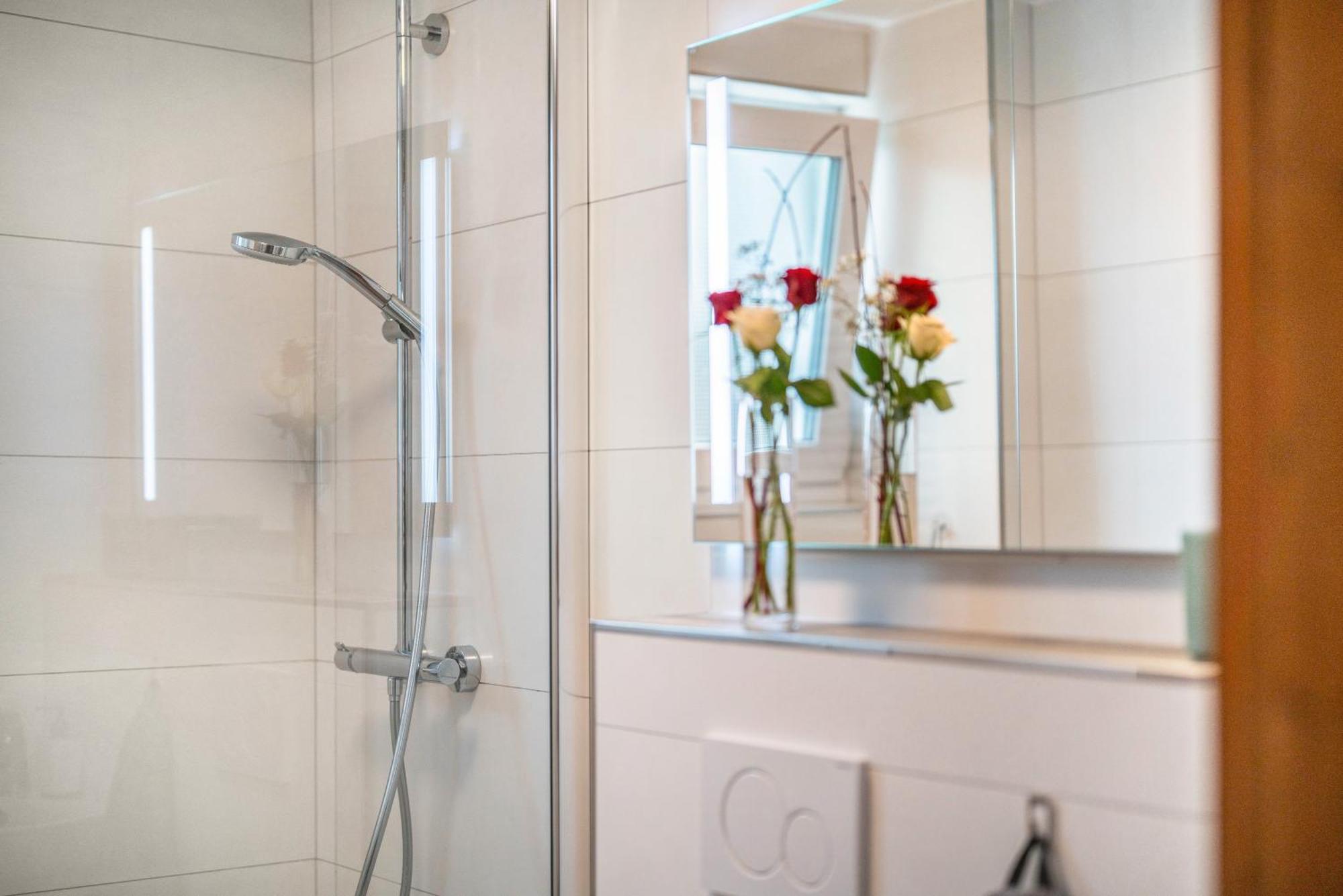 Ferienwohnung Burgblick ハウザッハ エクステリア 写真