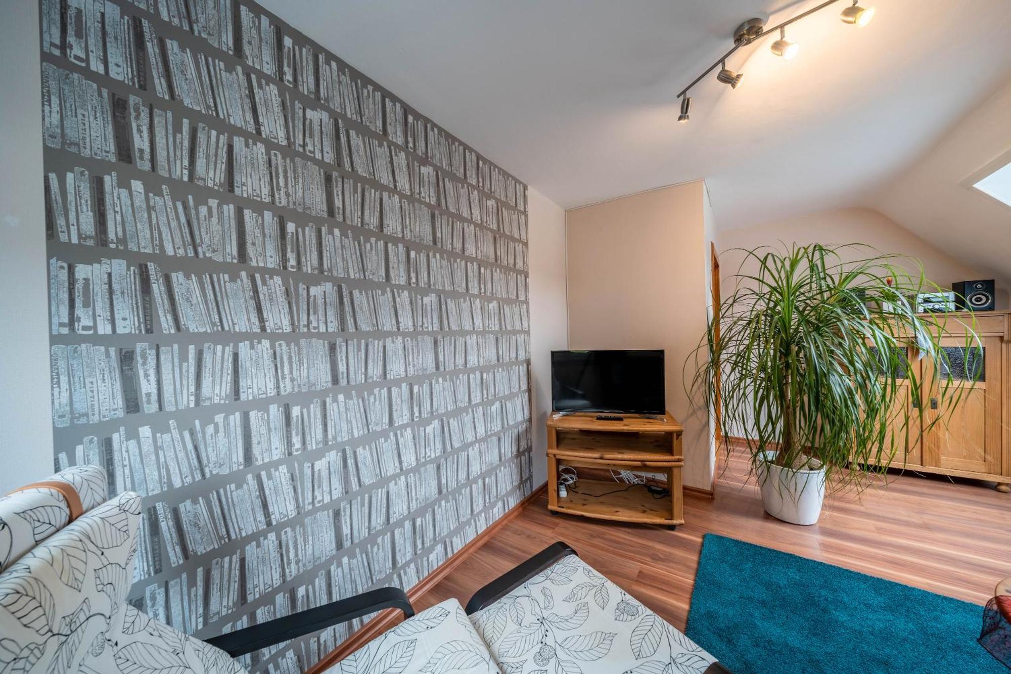 Ferienwohnung Burgblick ハウザッハ エクステリア 写真